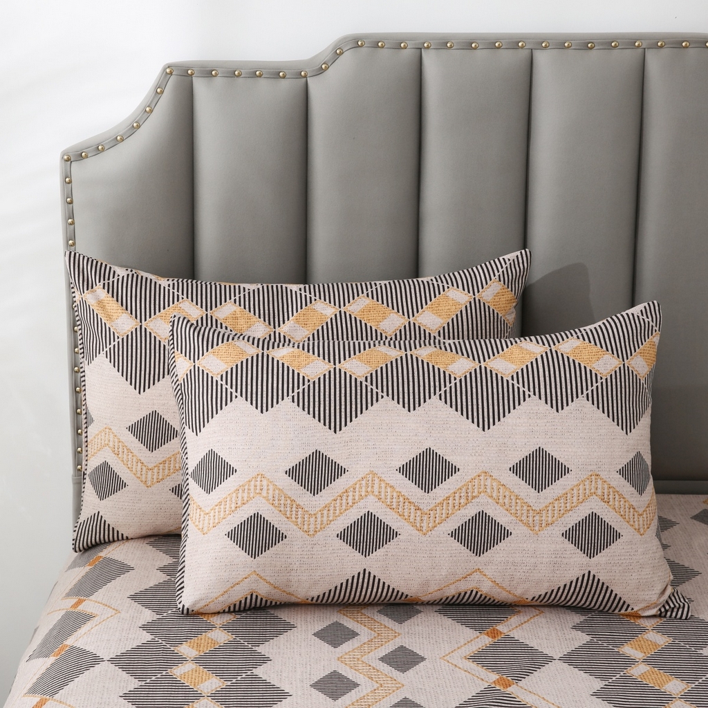 91家纺网 家纺一手货源 找家纺 子不语家纺2025新款跨境外贸 大版印花三件套亚马逊Temu速卖 通Shein沃尔玛专供 96棕色部落