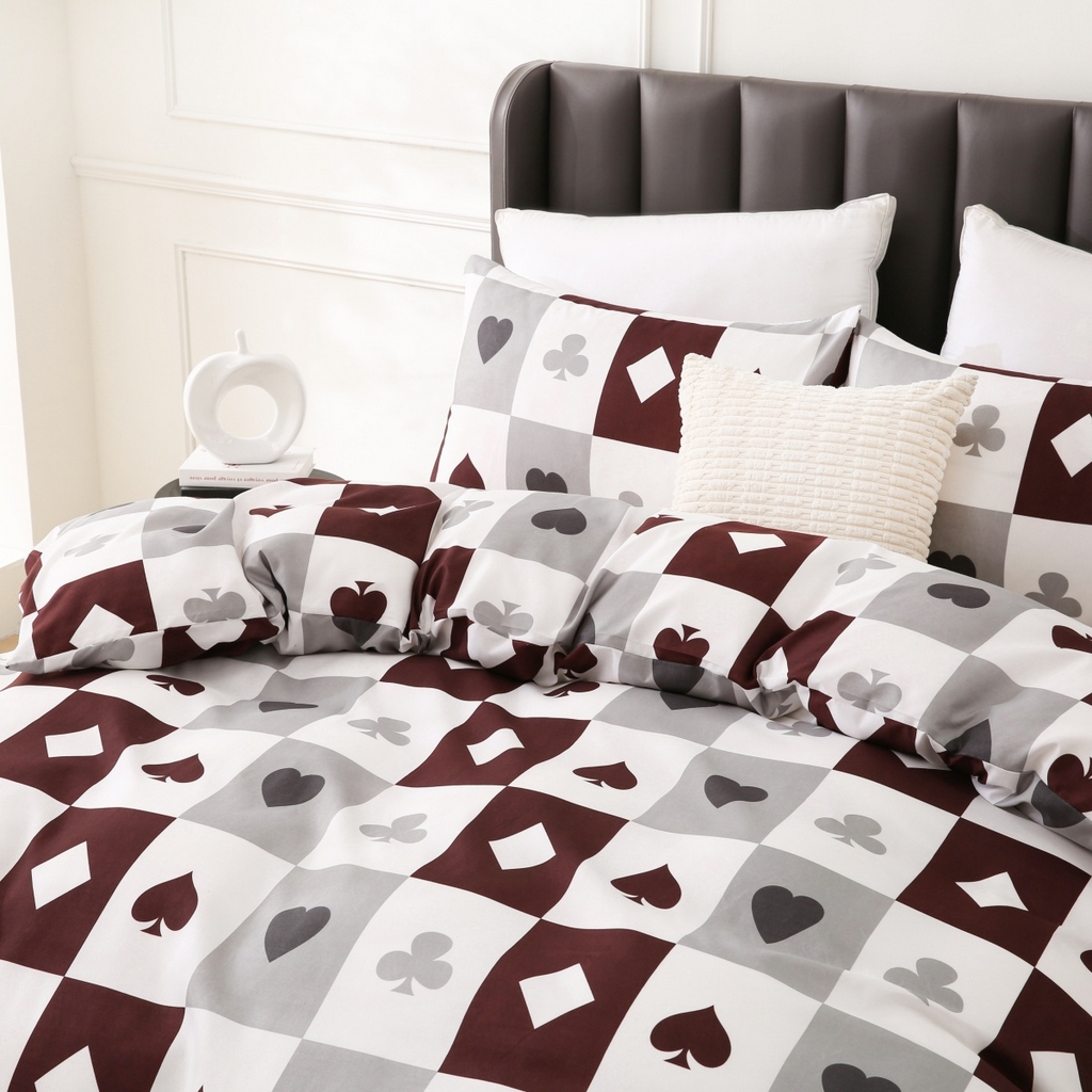 91家纺网 家纺一手货源 找家纺 子不语家纺2025新款跨境外贸 大版印花三件套亚马逊Temu速卖 通Shein沃尔玛专供 87扑克