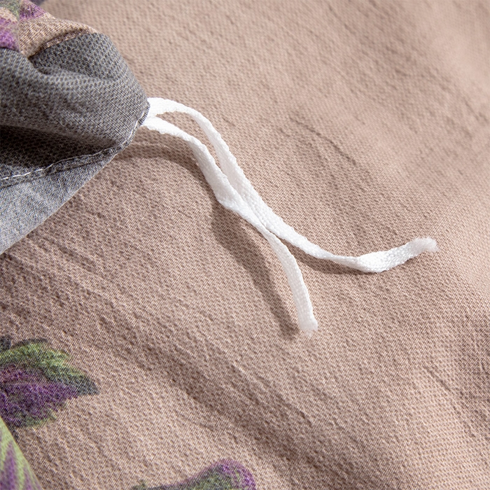 91家纺网 家纺一手货源 找家纺 库里梦家纺 2025新款A类复古提花双层纱四件套 香馨