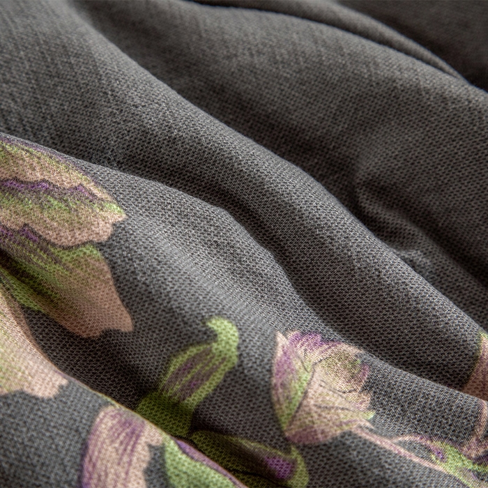 91家纺网 家纺一手货源 找家纺 库里梦家纺 2025新款A类复古提花双层纱四件套 香馨