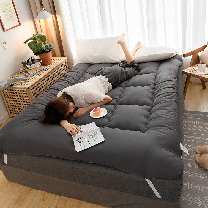 91家纺网 家纺一手货源 找家纺 （总）VIP被业 2025新款学生宿舍床垫三四六件套被褥非纯棉单人床用品印花软床垫