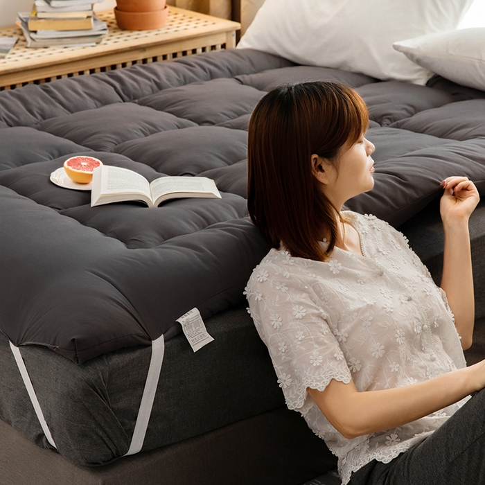 91家纺网 家纺一手货源 找家纺 （总）VIP被业 2025新款学生宿舍床垫三四六件套被褥非纯棉单人床用品印花软床垫