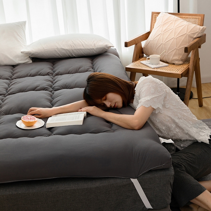 91家纺网 家纺一手货源 找家纺 （总）VIP被业 2025新款学生宿舍床垫三四六件套被褥非纯棉单人床用品印花软床垫