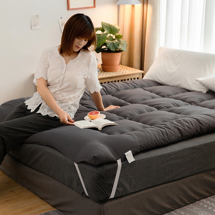 91家纺网 家纺一手货源 找家纺 （总）VIP被业 2025新款学生宿舍床垫三四六件套被褥非纯棉单人床用品印花软床垫