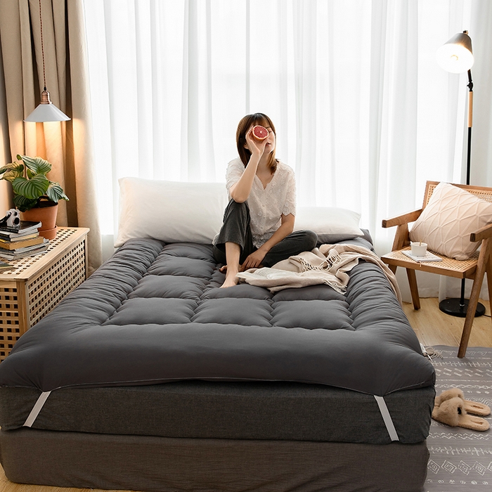 91家纺网 家纺一手货源 找家纺 （总）VIP被业 2025新款学生宿舍床垫三四六件套被褥非纯棉单人床用品印花软床垫