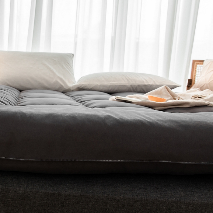 91家纺网 家纺一手货源 找家纺 （总）VIP被业 2025新款学生宿舍床垫三四六件套被褥非纯棉单人床用品印花软床垫