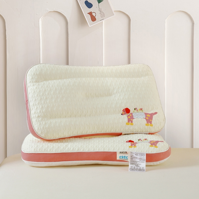 冬巢 2025新款针织卡通小熊亲子组合枕儿童学生成人款枕头枕芯 哆啦 30*50cm