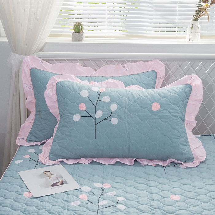 91家纺网 家纺一手货源 找家纺 （总）爱妮玖玖 2025新款全套夹棉床裙床笠四件套夏风款