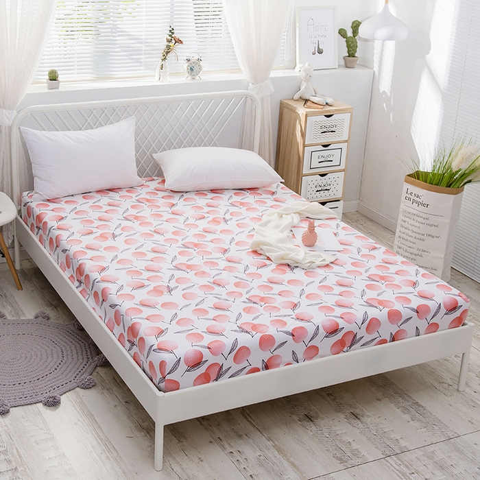 爱妮玖玖 2025新款夏风系列单层床笠 樱桃