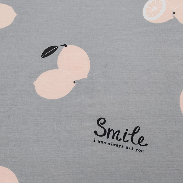 91家纺网 家纺一手货源 找家纺 爱妮玖玖 2025新款夏风系列单层床笠 柠檬派对