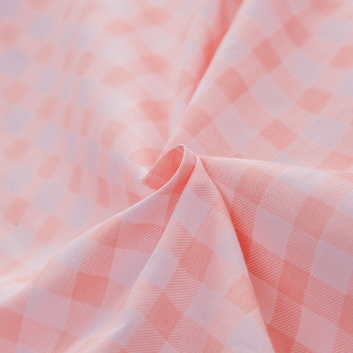 91家纺网 家纺一手货源 找家纺 爱妮玖玖 2025新款夏风系列单层床笠 红格