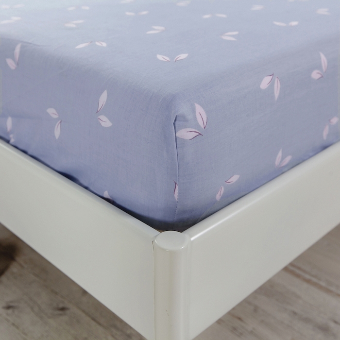 91家纺网 家纺一手货源 找家纺 爱妮玖玖 2025新款夏风系列单层床笠 灰叶子