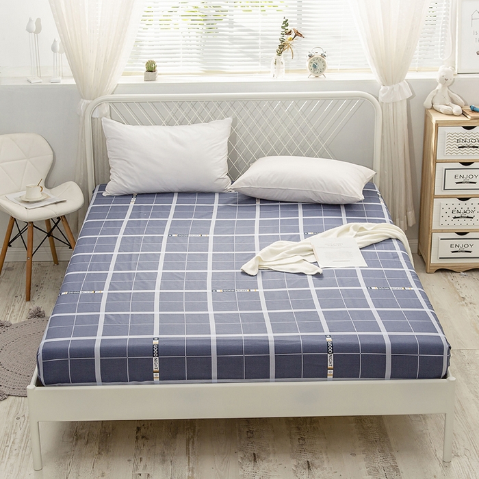 91家纺网 家纺一手货源 找家纺 爱妮玖玖 2025新款夏风系列单层床笠 悠然格调