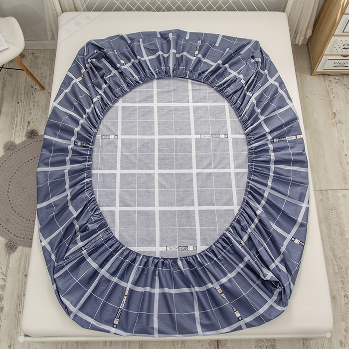 91家纺网 家纺一手货源 找家纺 爱妮玖玖 2025新款夏风系列单层床笠 悠然格调