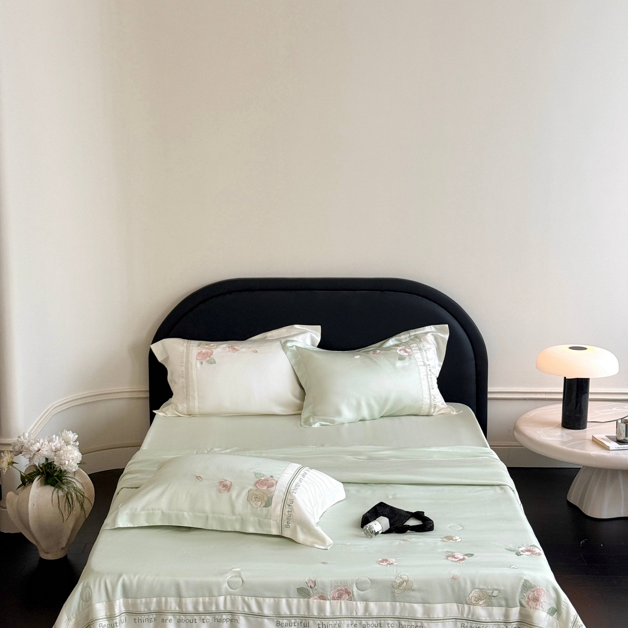 91家纺网 家纺一手货源 找家纺 （总）MIU缪家居 2025新款60支兰精天丝夏被四件套 沁山茶【劵后控价398 298】