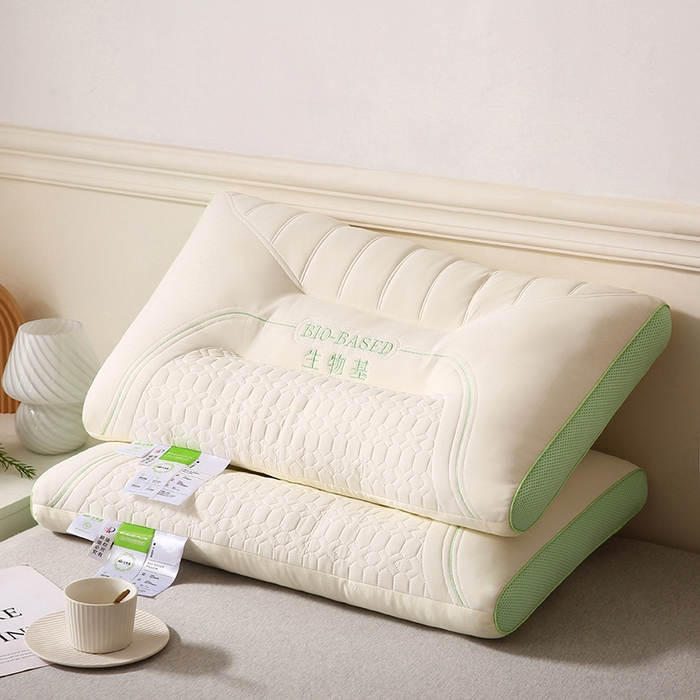 91家纺网 家纺一手货源 找家纺 （总）佳尚枕芯 2025新款生物基乳胶护颈枕成人护颈椎枕头枕芯