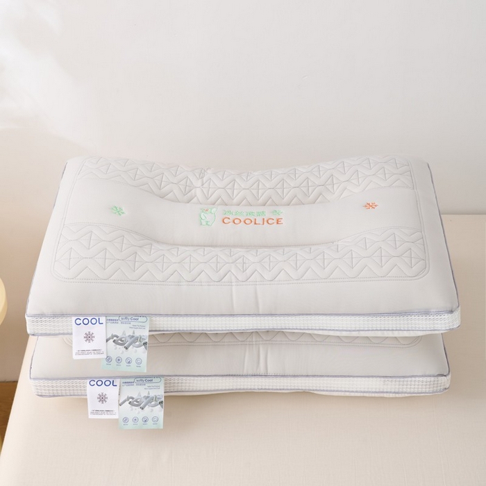 91家纺网 家纺一手货源 找家纺 （总）佳尚枕芯 2025新款夏季超柔凉感冰丝乳胶枕头家用成人护颈椎助睡眠枕芯枕头