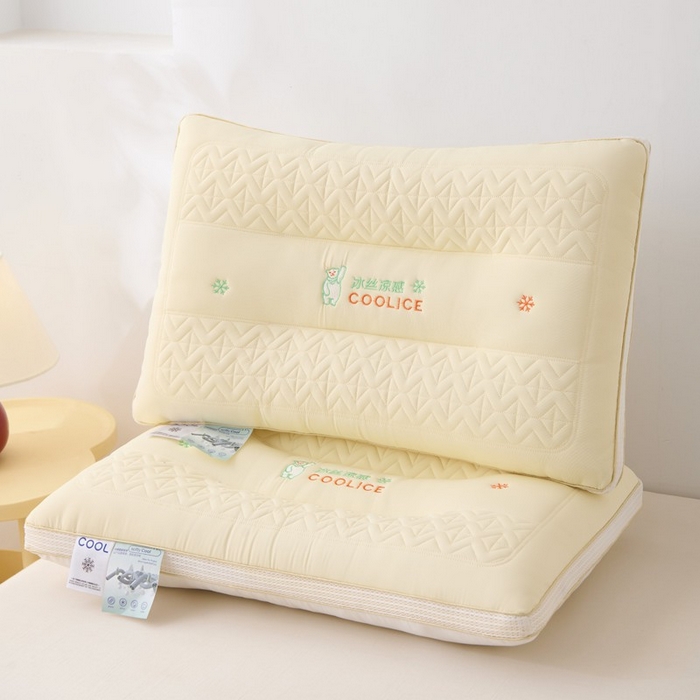 91家纺网 家纺一手货源 找家纺 （总）佳尚枕芯 2025新款夏季超柔凉感冰丝乳胶枕头家用成人护颈椎助睡眠枕芯枕头