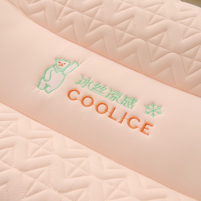 91家纺网 家纺一手货源 找家纺 佳尚枕芯 2025新款夏季超柔凉感冰丝乳胶枕头家用成人护颈椎助睡眠枕芯枕头 定型款-粉玉 48x74cm/只 中枕