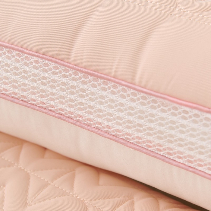 91家纺网 家纺一手货源 找家纺 佳尚枕芯 2025新款夏季超柔凉感冰丝乳胶枕头家用成人护颈椎助睡眠枕芯枕头 定型款-粉玉 48x74cm/只 高枕