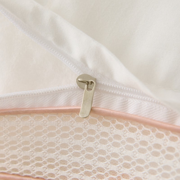 91家纺网 家纺一手货源 找家纺 佳尚枕芯 2025新款夏季超柔凉感冰丝乳胶枕芯枕头 粉色 48x74cm/只 中枕