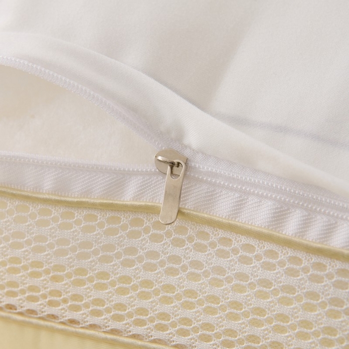 91家纺网 家纺一手货源 找家纺 佳尚枕芯 2025新款夏季超柔凉感冰丝乳胶枕芯枕头 黄色 48x74cm/只 中枕