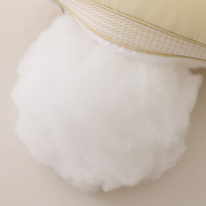 91家纺网 家纺一手货源 找家纺 佳尚枕芯 2025新款夏季超柔凉感冰丝乳胶枕芯枕头 黄色 48x74cm/只 中枕