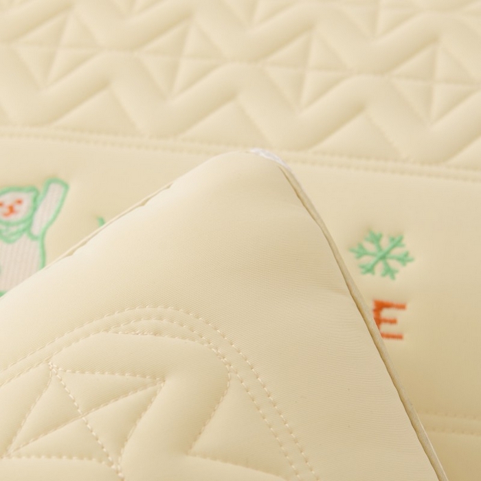 91家纺网 家纺一手货源 找家纺 佳尚枕芯 2025新款夏季超柔凉感冰丝乳胶枕芯枕头 黄色 48x74cm/只 高枕