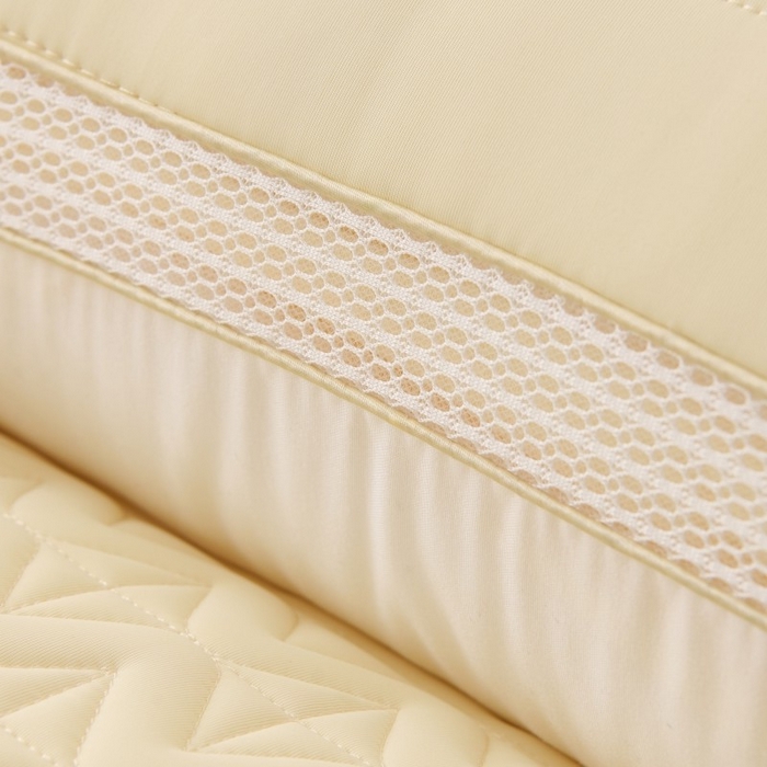 91家纺网 家纺一手货源 找家纺 佳尚枕芯 2025新款夏季超柔凉感冰丝乳胶枕芯枕头 黄色 48x74cm/只 高枕