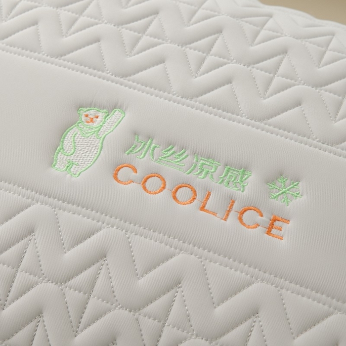 91家纺网 家纺一手货源 找家纺 佳尚枕芯 2025新款夏季超柔凉感冰丝乳胶枕芯枕头 灰色 48x74cm/只 低枕