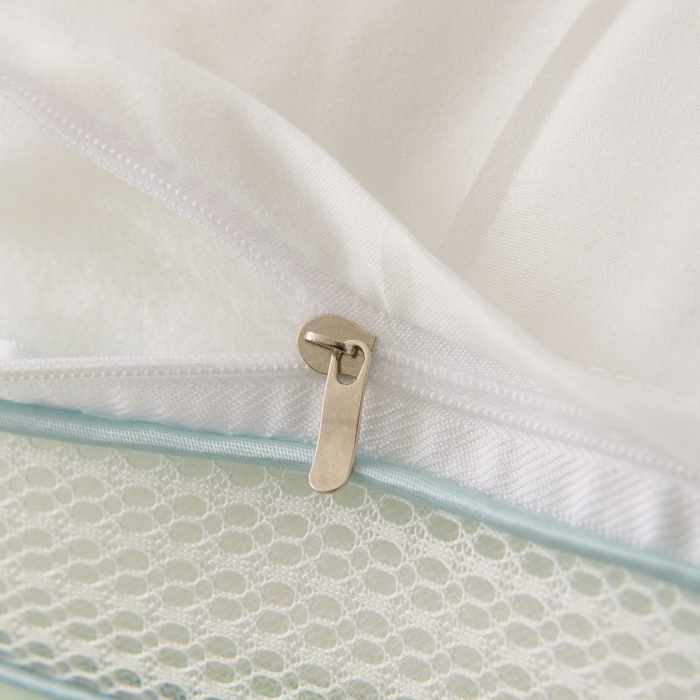 91家纺网 家纺一手货源 找家纺 佳尚枕芯 2025新款夏季超柔凉感冰丝乳胶枕芯枕头 绿色 48x74cm/只 低枕