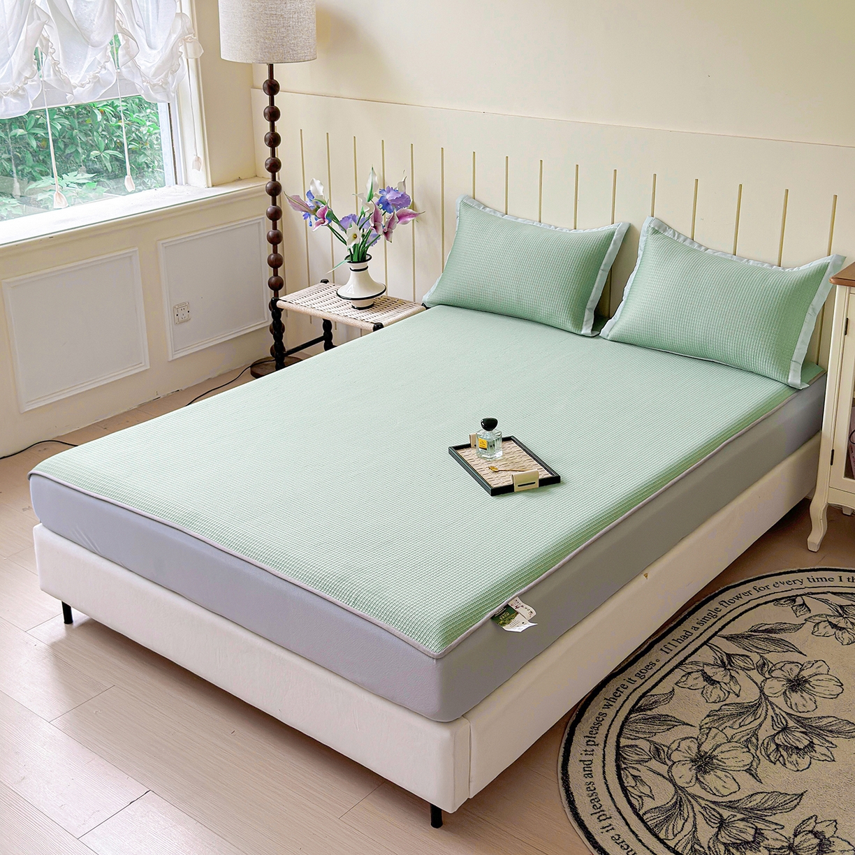 91家纺网 家纺一手货源 找家纺 （总）瑞兴纺 2025新款复合加厚高克重凉感席床笠款