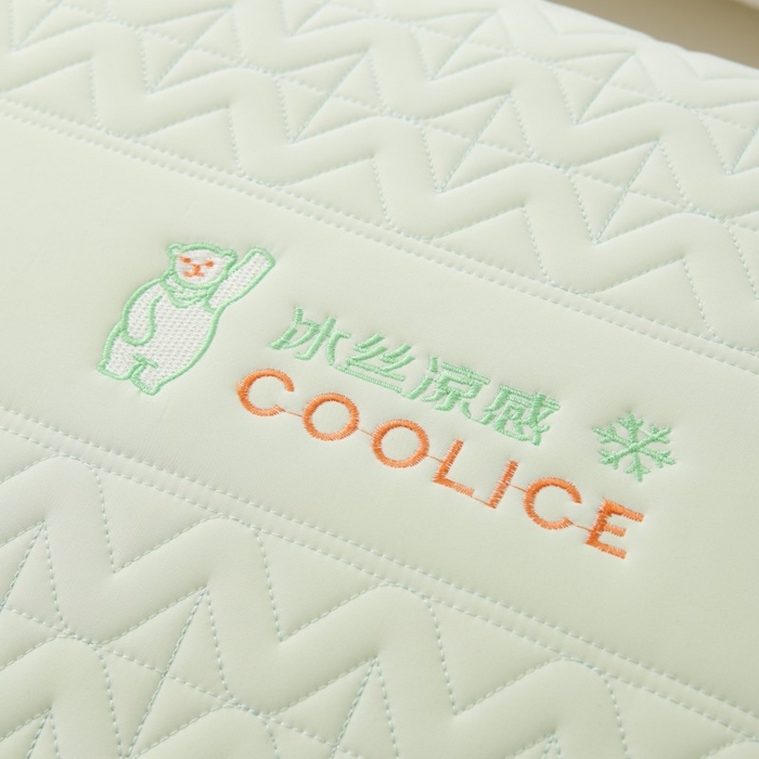 91家纺网 家纺一手货源 找家纺 佳尚枕芯 2025新款夏季超柔凉感冰丝乳胶枕芯枕头 绿色 48x74cm/只 高枕