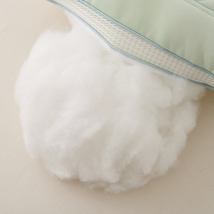 91家纺网 家纺一手货源 找家纺 佳尚枕芯 2025新款夏季超柔凉感冰丝乳胶枕芯枕头 绿色 48x74cm/只 高枕