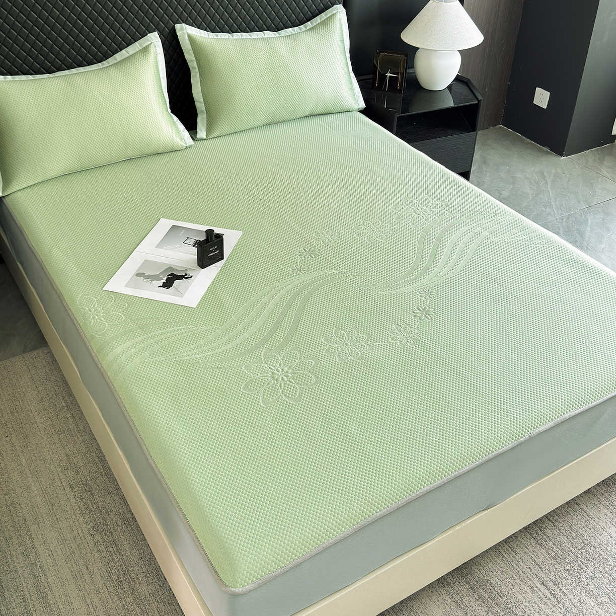 91家纺网 家纺一手货源 找家纺 （总）瑞兴纺 2025新款复合加厚高克重凉感席床笠款