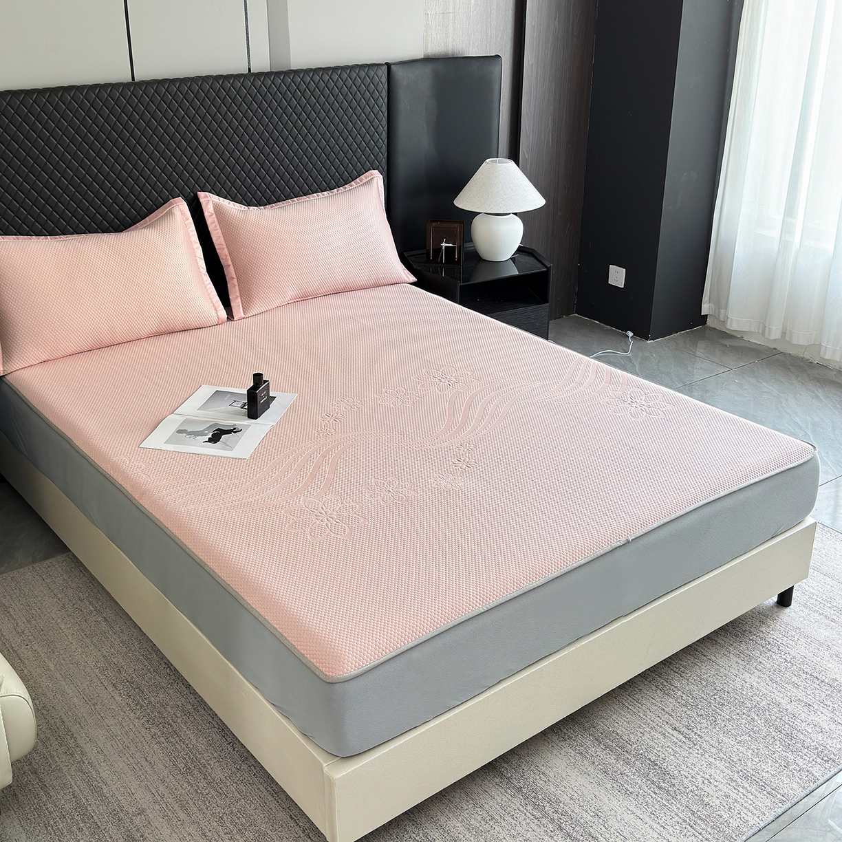 91家纺网 家纺一手货源 找家纺 （总）瑞兴纺 2025新款复合加厚高克重凉感席床笠款