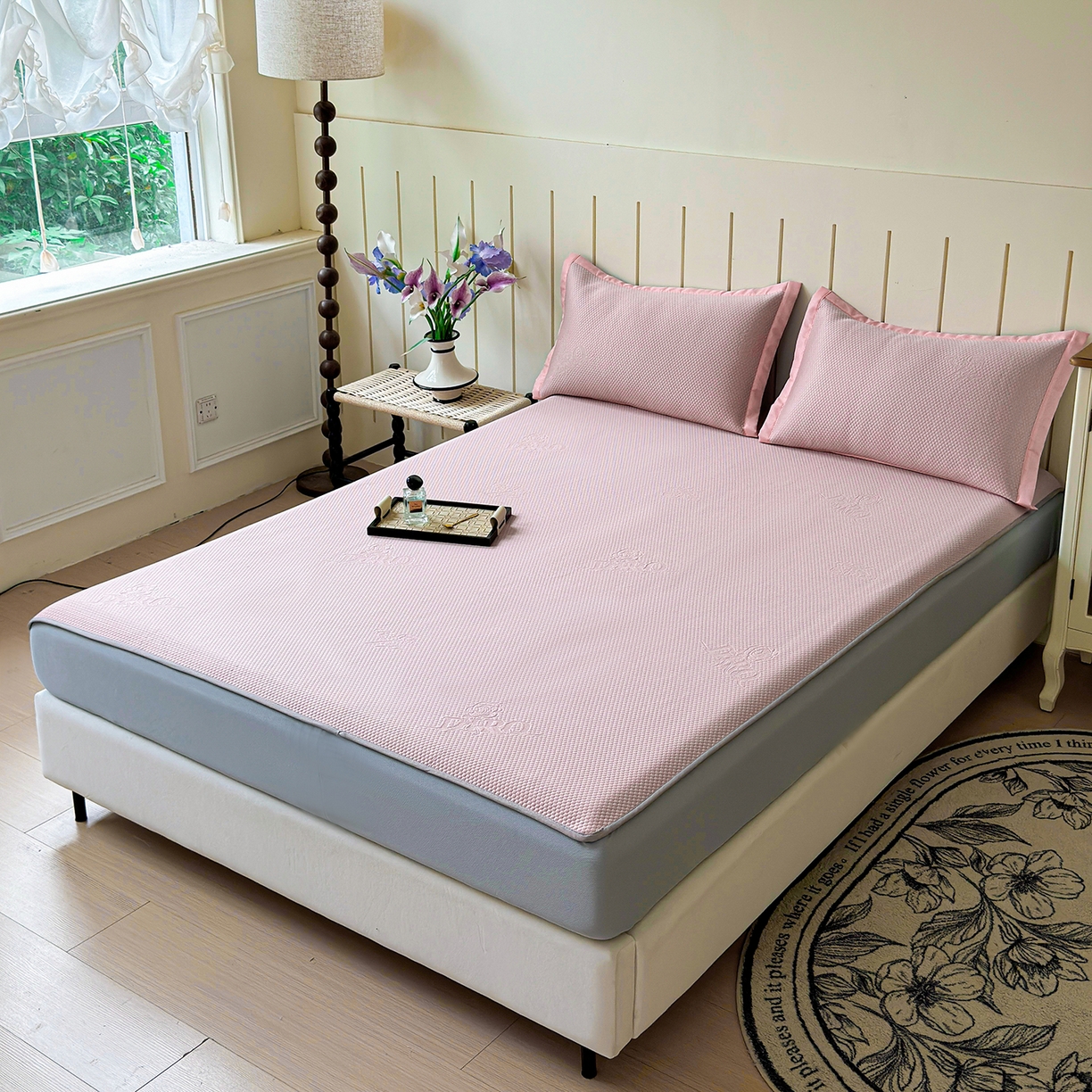 91家纺网 家纺一手货源 找家纺 （总）瑞兴纺 2025新款复合加厚高克重凉感席床笠款