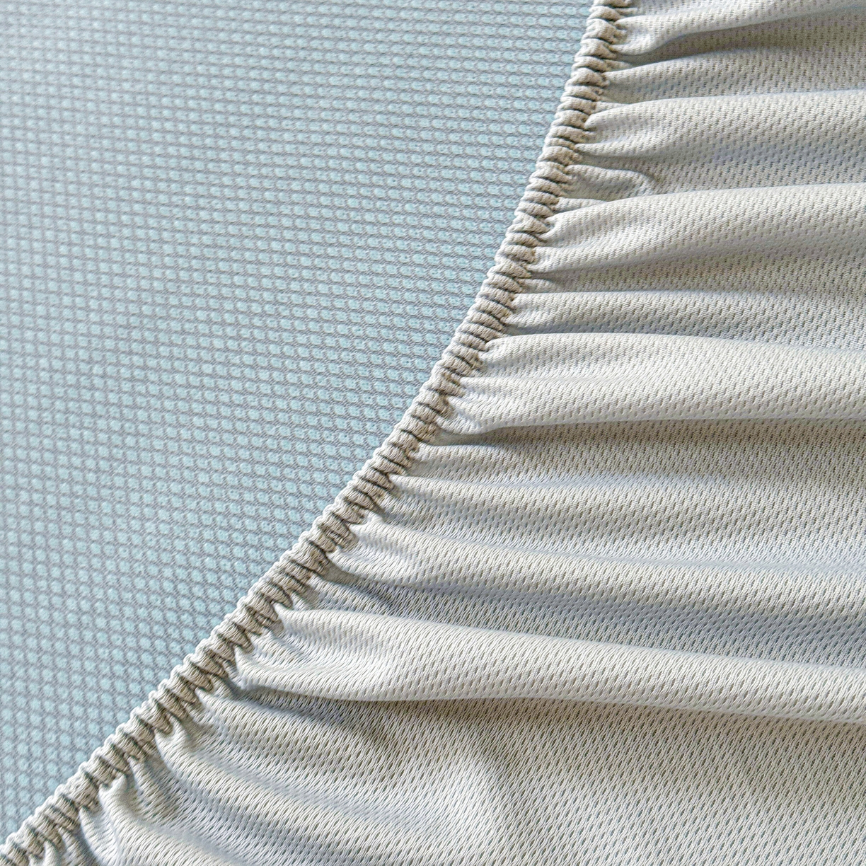 91家纺网 家纺一手货源 找家纺 瑞兴纺 2025新款复合加厚高克重凉感席床笠款 玫瑰之恋-灰