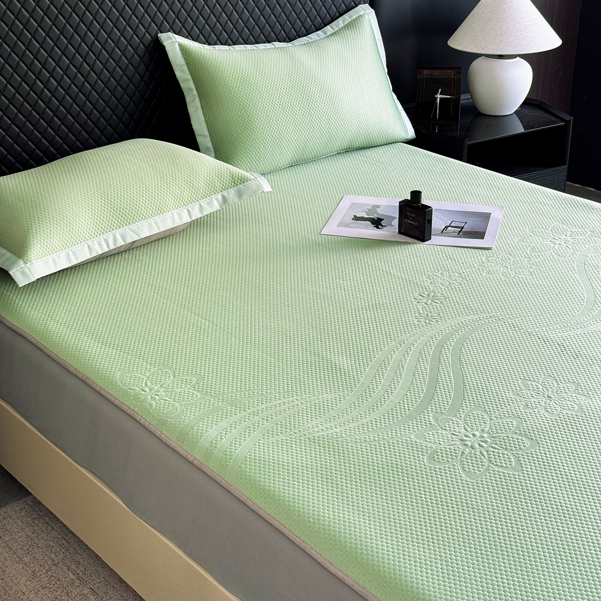 91家纺网 家纺一手货源 找家纺 （总）瑞兴纺 2025新款复合加厚高克重凉感席床笠款