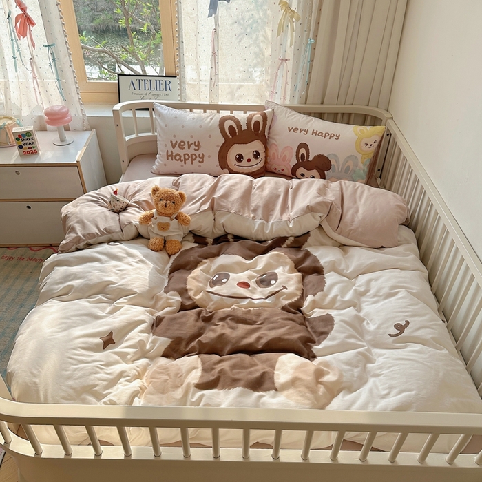 91家纺网 家纺一手货源 找家纺 （总）美乐迪家纺 2025新款大版全棉套件四件套