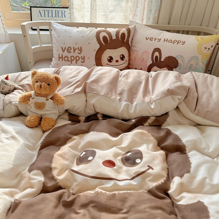 91家纺网 家纺一手货源 找家纺 （总）美乐迪家纺 2025新款大版全棉套件四件套