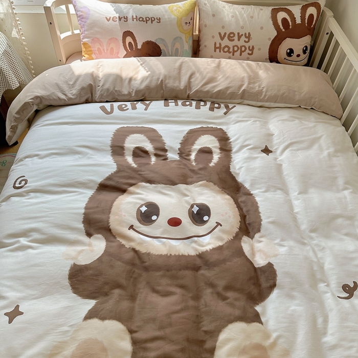 91家纺网 家纺一手货源 找家纺 （总）美乐迪家纺 2025新款大版全棉套件四件套