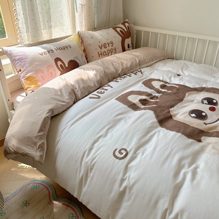 91家纺网 家纺一手货源 找家纺 （总）美乐迪家纺 2025新款大版全棉套件四件套