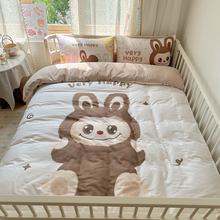 美乐迪家纺 2025新款大版全棉套件四件套 布布