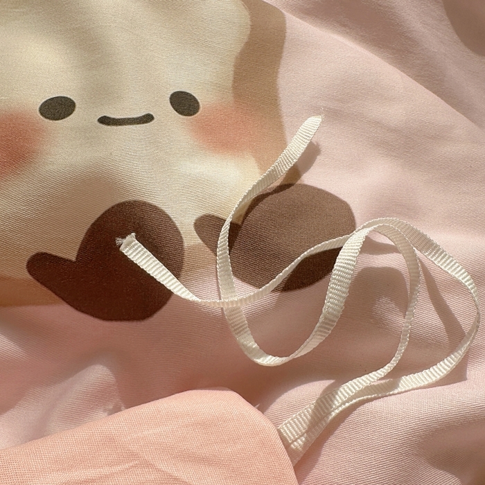 91家纺网 家纺一手货源 找家纺 美乐迪家纺 2025新款大版全棉套件四件套 小蛋糕