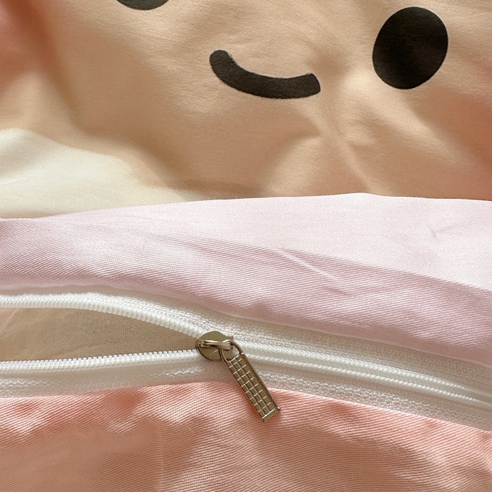 91家纺网 家纺一手货源 找家纺 美乐迪家纺 2025新款大版全棉套件四件套 小蛋糕