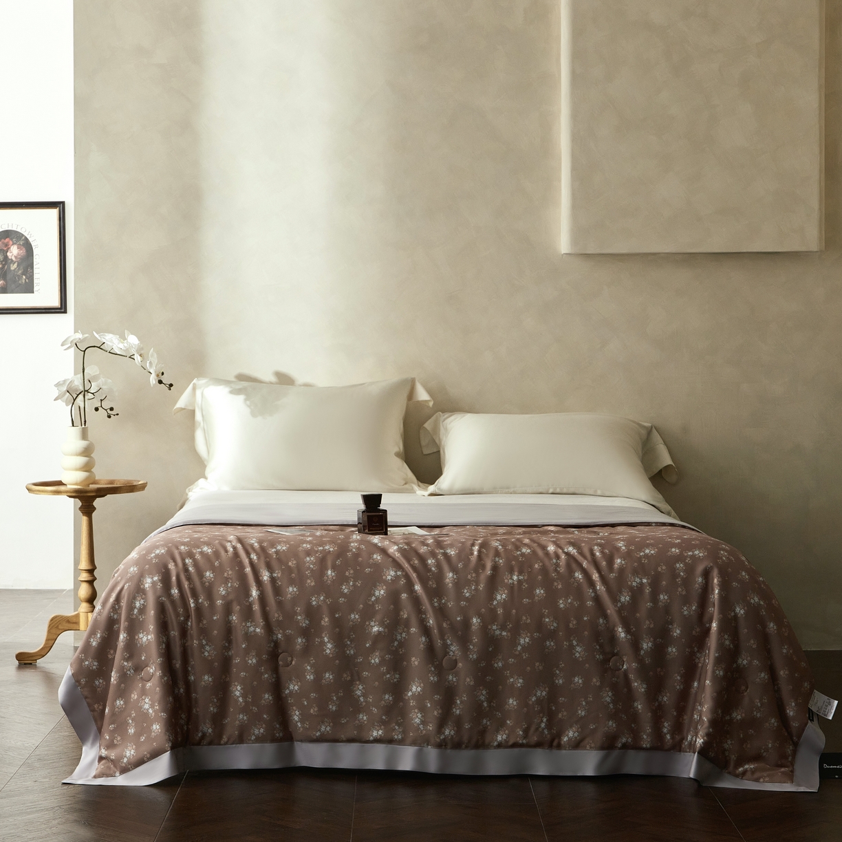 91家纺网 家纺一手货源 找家纺 （总）2025新款【DM】莫代尔印花小碎花夏被-风格一