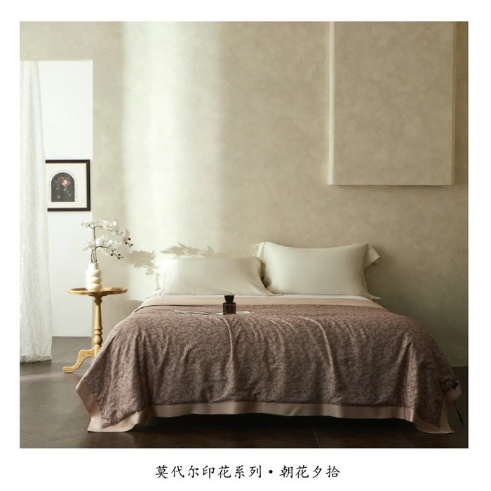 91家纺网 家纺一手货源 找家纺 （总）2025新款【DM】莫代尔印花小碎花夏被-风格一