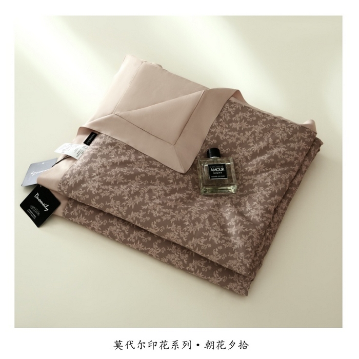 91家纺网 家纺一手货源 找家纺 （总）2025新款【DM】莫代尔印花小碎花夏被-风格一