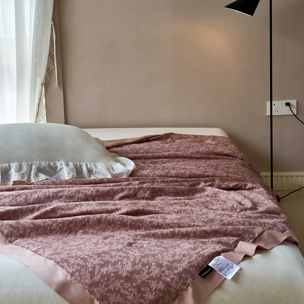 91家纺网 家纺一手货源 找家纺 （总）南通朵美纺织品有限公司 2025新款【DM】莫代尔印花小碎花夏被-风格二